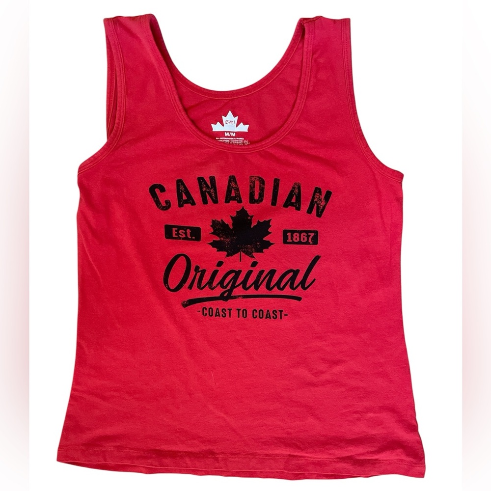 Women's Eh! Canadian Original Tank Top Size Medium